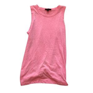 J. Crew Pink Heather Tie Back Tank Top